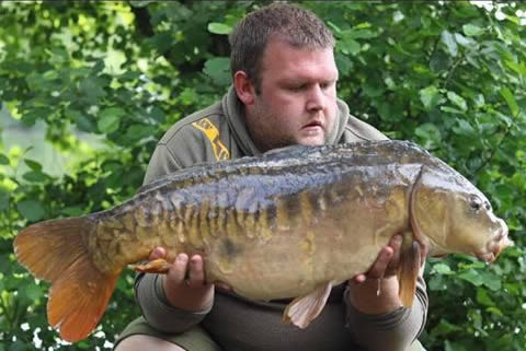 26lb 7oz Wez's Mirror. July 2019. Beginners