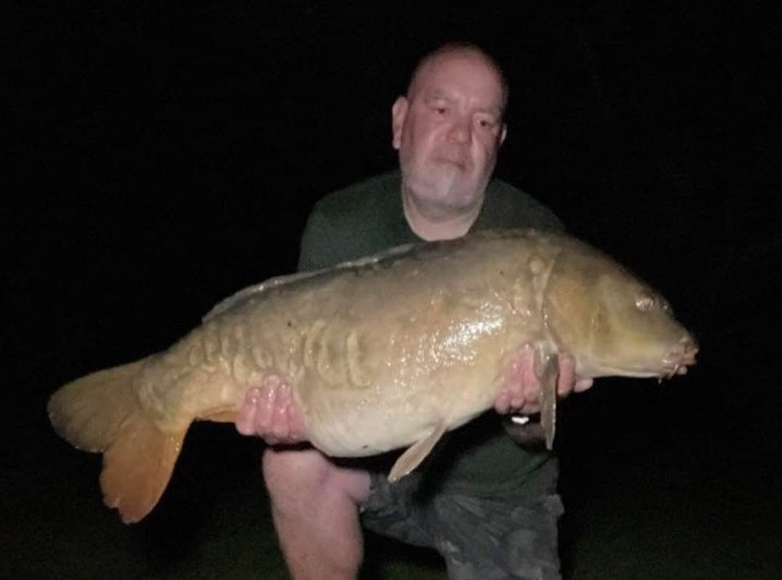 27lb 6oz Wez's Mirror. June 2022