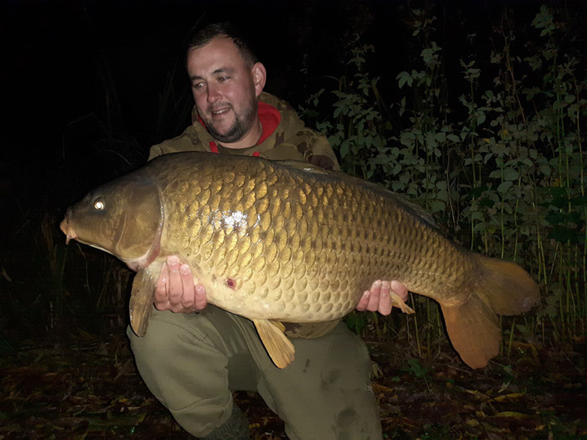 30lb 12oz Creased Common. October 2020