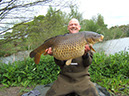 32lb 5oz Scruffy Common. May 2015. Goose Point
